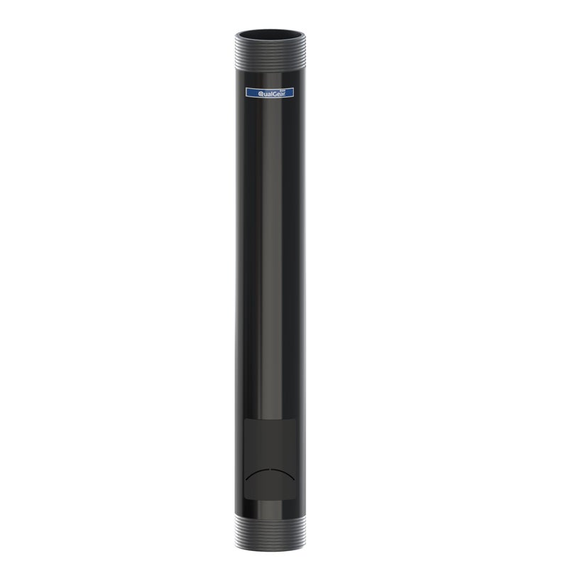 QualGear QG-PRO-PM-1FT-B Pro-AV 1.5" Npt Threaded Pipe, 1' Length Projector Accessory - Image 1